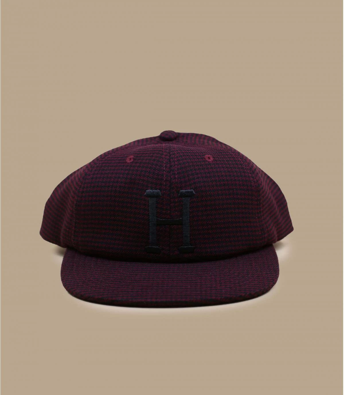 HUF Classic H Houndstooth Bloodstone 1 HUF Classic H Houndstooth Bloodstone
