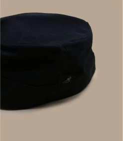 Kangol Cotton Twill Army Cap Black -Chapeau Chic Soldes Boutique cotton twill army cap black 2