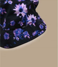 HUF Dazy Bucket Black -Chapeau Chic Soldes Boutique dazy bucket blackbob20noir20fleurs20Huf