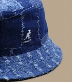 Kangol Denim Mashup Bucket -Chapeau Chic Soldes Boutique denim mashup bucket 1