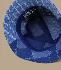 Kangol Denim Mashup Bucket -Chapeau Chic Soldes Boutique denim mashup bucket 3
