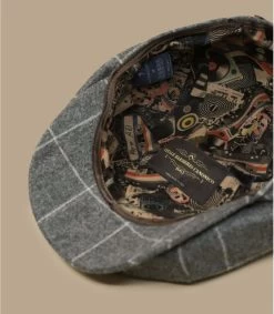 England Striped Grey -Chapeau Chic Soldes Boutique england striped grey 3