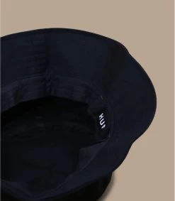 HUF Essentials TT Bucket Black -Chapeau Chic Soldes Boutique essentials tt bucket black 3