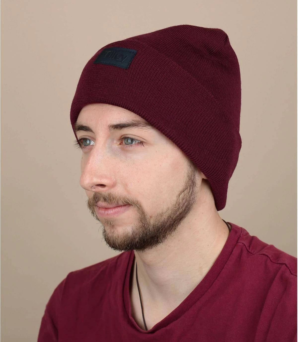 Tilley Extrafine Merino Wool Beanie Burgundy 1 Tilley Extrafine Merino Wool Beanie Burgundy