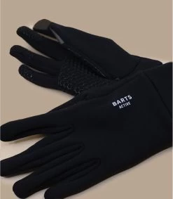Barts Powerstretch Touch Gloves Black -Chapeau Chic Soldes Boutique fine knitted touch gloves black 4
