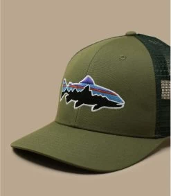 Patagonia Fitz Roy Trout Trucker Wyoming Green -Chapeau Chic Soldes Boutique fitz roy trout trucker wyoming green 2