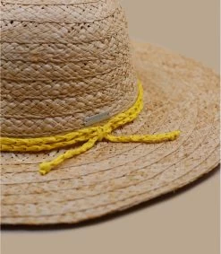 Seeberger Floppy Flower Hand Stich Natural Honey -Chapeau Chic Soldes Boutique floppy flower hand stich natural honey 2