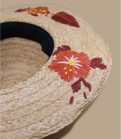 Seeberger Floppy Flower Hand Stich Natural Honey -Chapeau Chic Soldes Boutique floppy flower hand stich natural honey 4