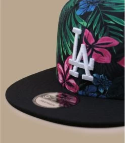 NEW ERA Floral 9Fifty Los Angeless Dodgers Black -Chapeau Chic Soldes Boutique floral 9fifty los angeless dodgers black 2