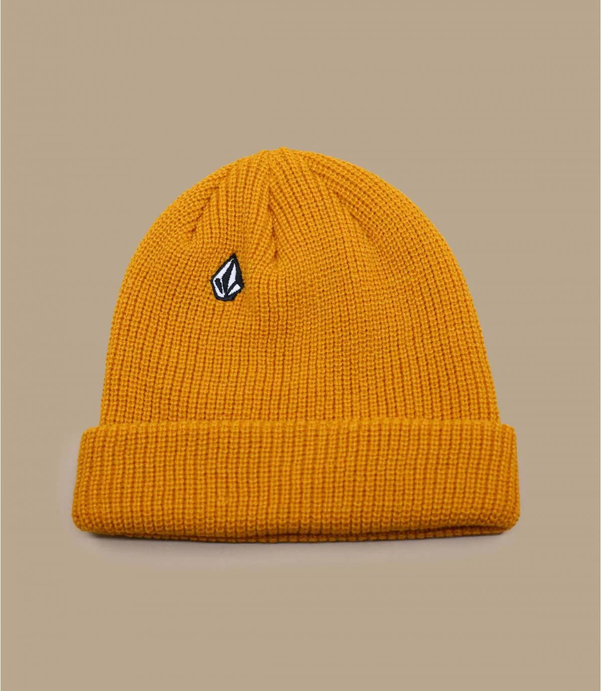 Volcom Full Stone Beanie Vintage Gold 2 Volcom Full Stone Beanie Vintage Gold – Image 2