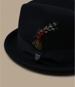 Brixton Gain Black -Chapeau Chic Soldes Boutique gain black 1