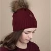 Giulia Real Fur Dark Red