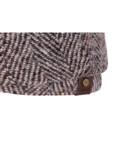 Stetson Hatteras Herringbone Beige Black 5 Stetson Hatteras Herringbone Beige Black -Chapeau Chic Soldes Boutique hatteras herringbone beige blackcasquette20gavroche20beige20noir20la