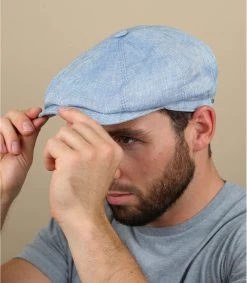 Chapeau Chic Soldes Boutique 34 Stetson Hatteras Linen Light Blue