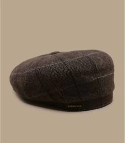 Stetson Hatteras Wool Brown Herringbone -Chapeau Chic Soldes Boutique hatteras wool brown herringbone 2