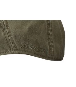 Stetson Ivy Cap Cotton Olive -Chapeau Chic Soldes Boutique ivy cap cotton oliveberet20coton20vert20olive20Stetson