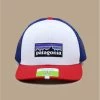 Patagonia Kids Trucker P6 Logo White