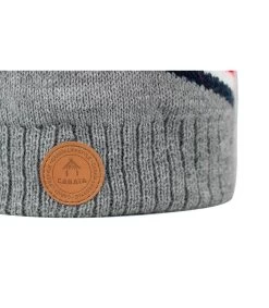 Cabaïa Last Call Grey -Chapeau Chic Soldes Boutique last call greybonnet20pompon20gris20rayure