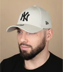 NEW ERA League Ess 39Thirty NY Stone Black