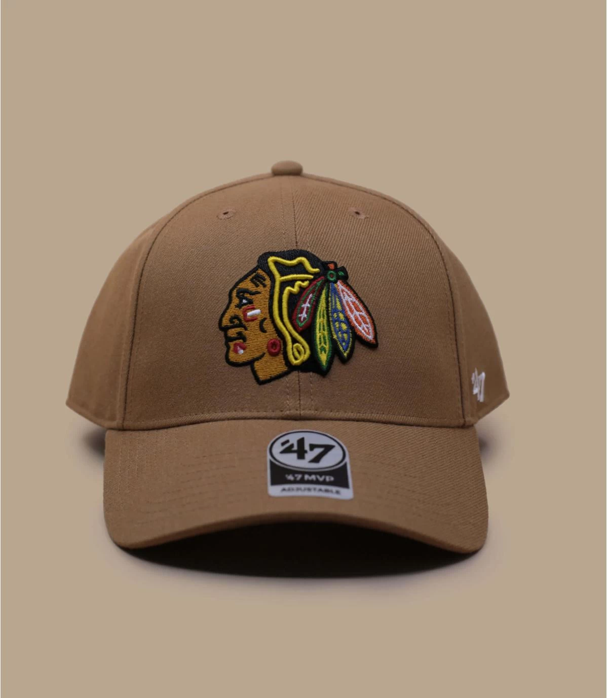 '47 BRAND MVP Snapback Blackhawks Camel 2 '47 BRAND MVP Snapback Blackhawks Camel – Image 2
