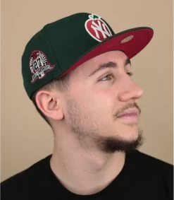 NEW ERA NY Apple 9Fifty Dark Green