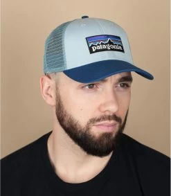 Patagonia P6 Logo Lopro Trucker Steam Blue