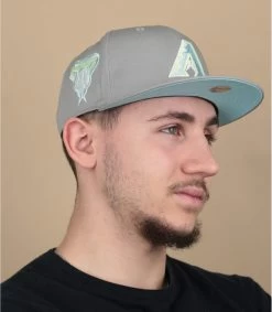 NEW ERA Pastel Patch 9Fifty Diamondbacks Grey Blue