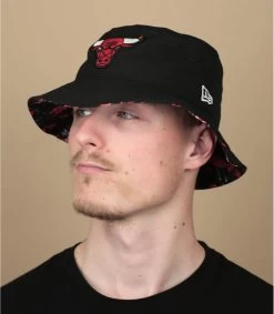 Chapeau Chic Soldes Boutique 15 NEW ERA Print Infill Bucket Bulls