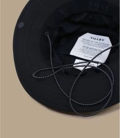 Tilley Rainproof Bucket Black -Chapeau Chic Soldes Boutique rainproof bucket black 2