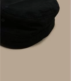 Santiago Noir 7 Santiago Noir -Chapeau Chic Soldes Boutique santiago noirGottmann20casquette20militaire20noire