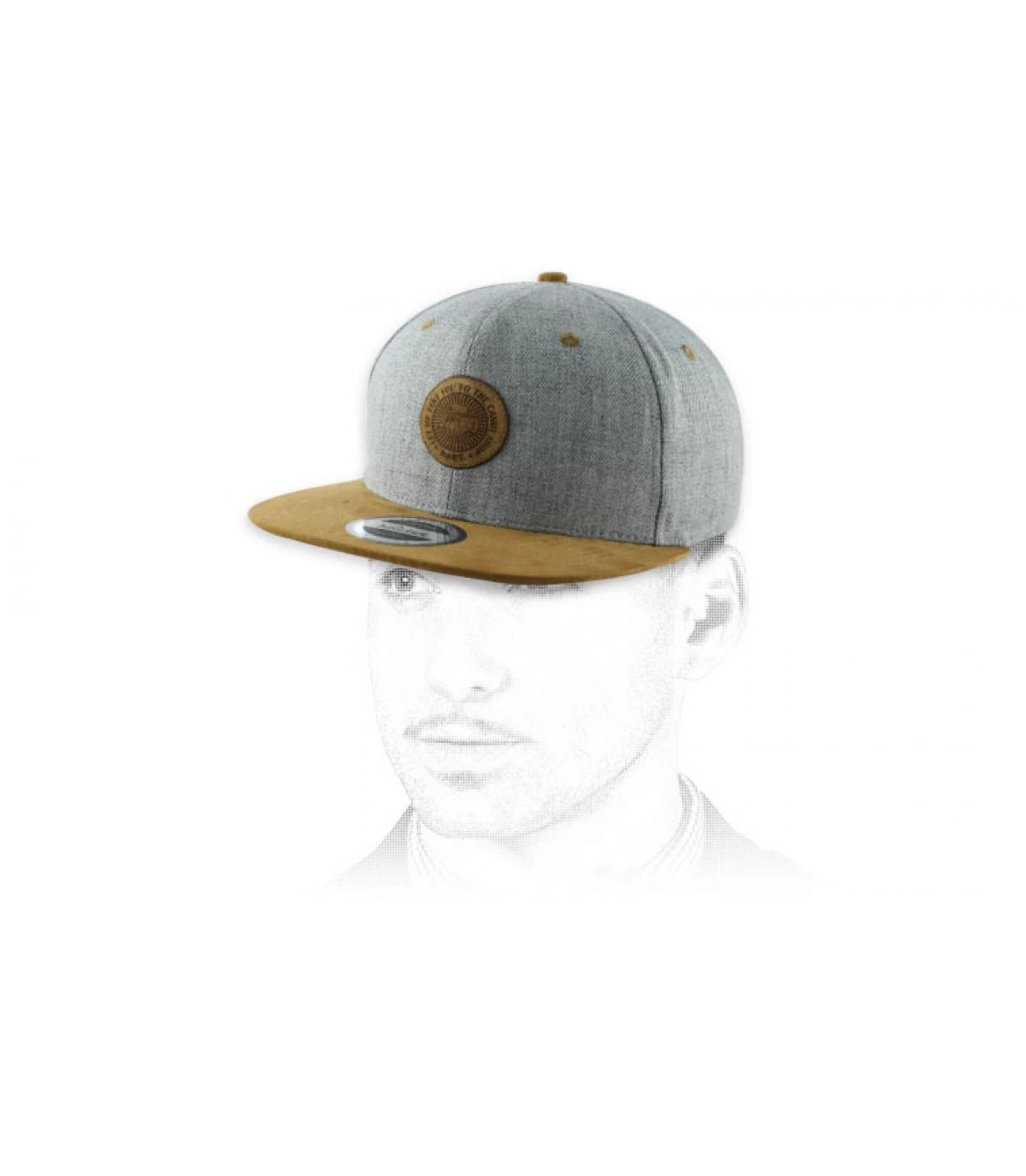 Snapback Candy Shop Grey Brown 1 Snapback Candy Shop Grey Brown