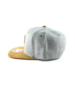 Snapback Cocaina Grey Suede -Chapeau Chic Soldes Boutique snapback cocaina grey suedePlata20O20Plomo20snapback20Cocaina20gris20suede