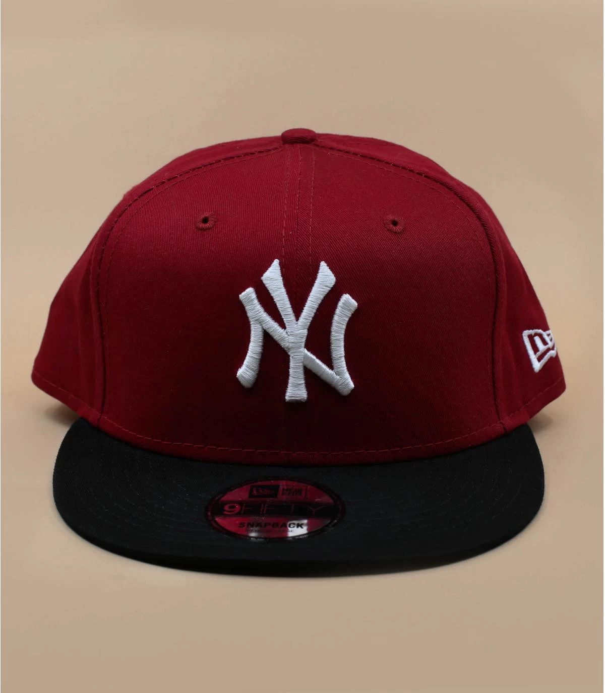 NEW ERA Snapback Colour Block NY 950 Maroon Black 2 NEW ERA Snapback Colour Block NY 950 Maroon Black – Image 2