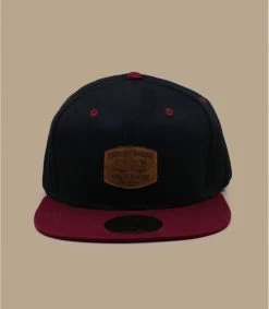 Snapback Combi Bay Window Black Burgundy