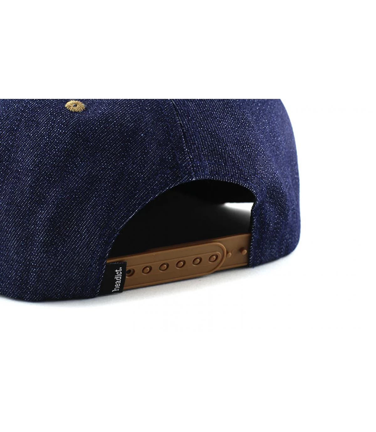 Snapback Crown Land Denim Brown 5 Snapback Crown Land Denim Brown – Image 5