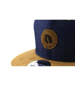 Snapback Crown Land Denim Brown 7 Snapback Crown Land Denim Brown -Chapeau Chic Soldes Boutique snapback crown land denim brownsnapback20Dragon20denim20suede