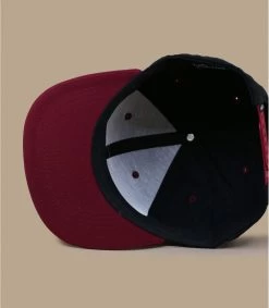 Snapback First Come First Tarck Black Burgundy -Chapeau Chic Soldes Boutique snapback first come first tarck black burgundy 4