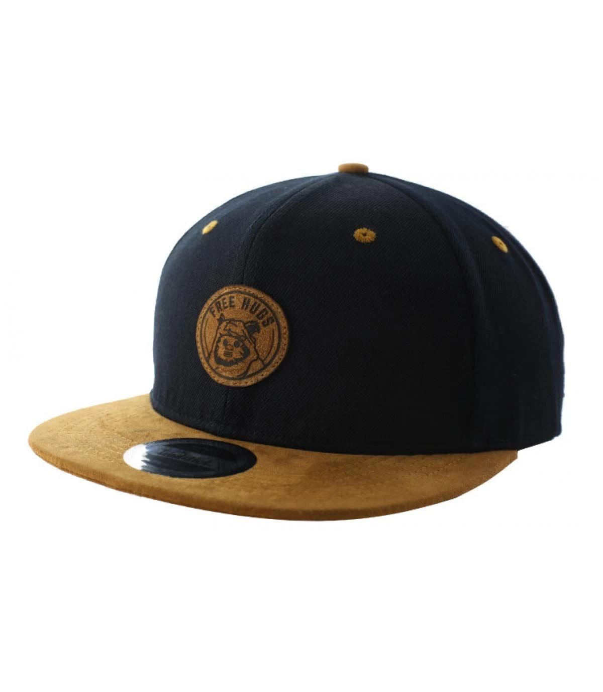 Snapback Free Hugs Black Suede 2 Snapback Free Hugs Black Suede – Image 2