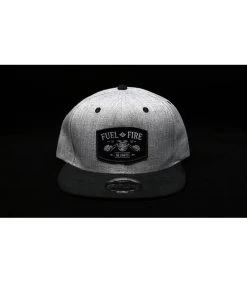 Snapback Fuel & Fire -Chapeau Chic Soldes Boutique snapback fuel firesnapback20fuel20and20fire20gris