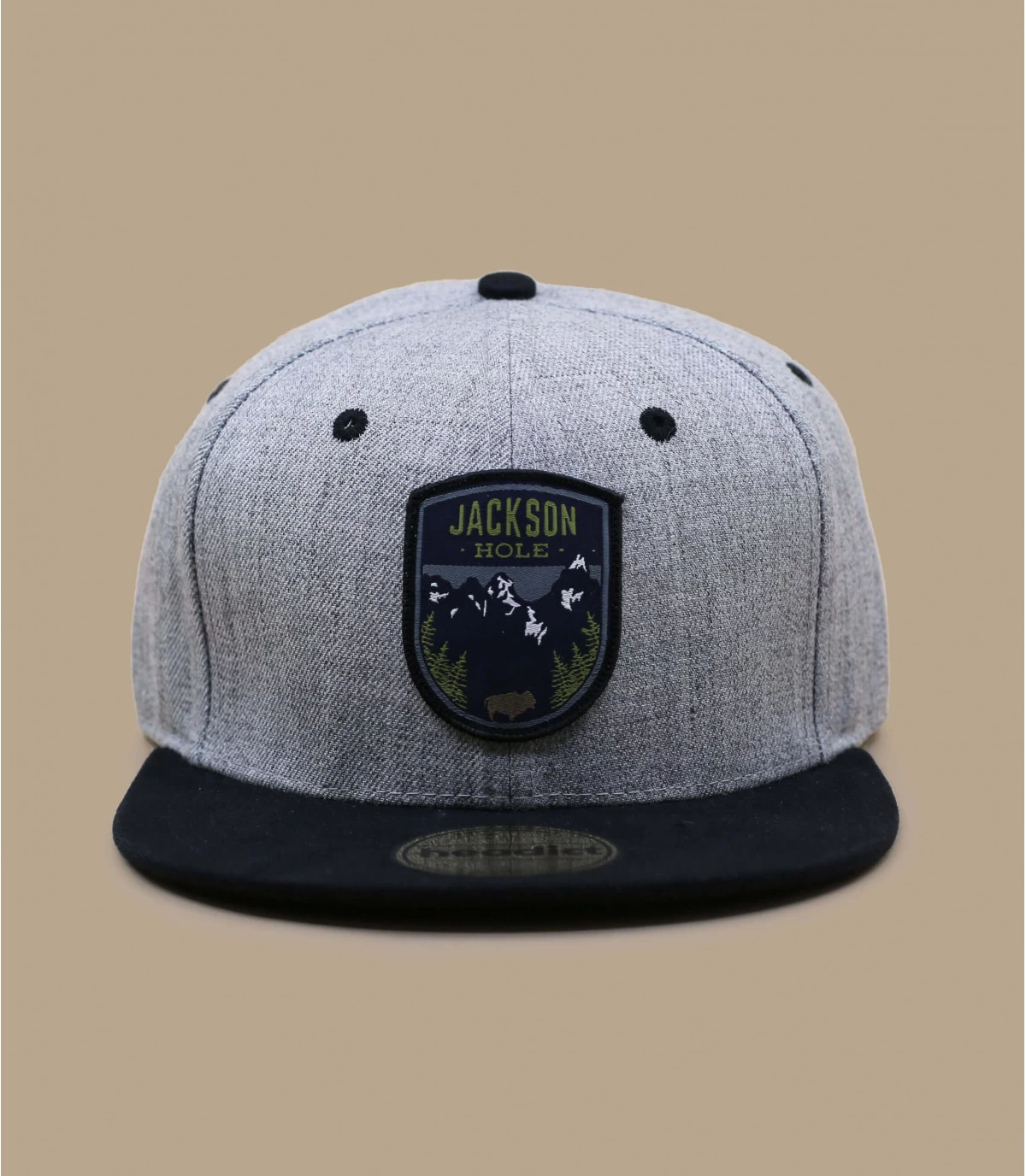 Snapback Jackson Hole Grey Black 1 Snapback Jackson Hole Grey Black
