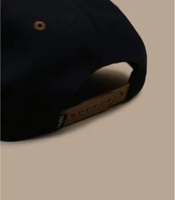 Snapback Matterhorn Black Suede -Chapeau Chic Soldes Boutique snapback matterhorn black suede 3