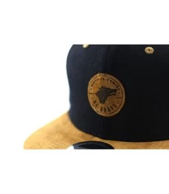 Snapback North Land Black Brown -Chapeau Chic Soldes Boutique snapback north land black brownsnapback20North20Land20noir20suede