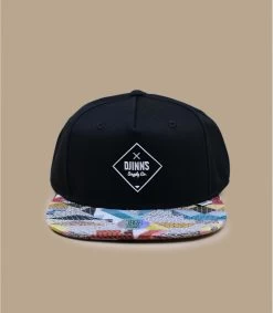 Snapback Rubber Aztek Black