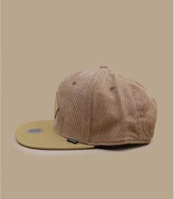 Snapback Softcord Sand -Chapeau Chic Soldes Boutique snapback softcord sand 2