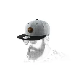 Snapback The Wall Grey Black