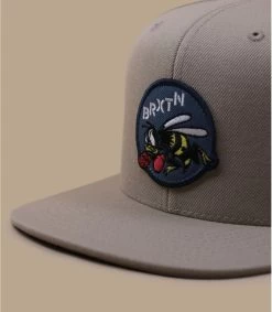 Brixton Stinger MP Snapback Sand -Chapeau Chic Soldes Boutique stinger mp snapback sand 2
