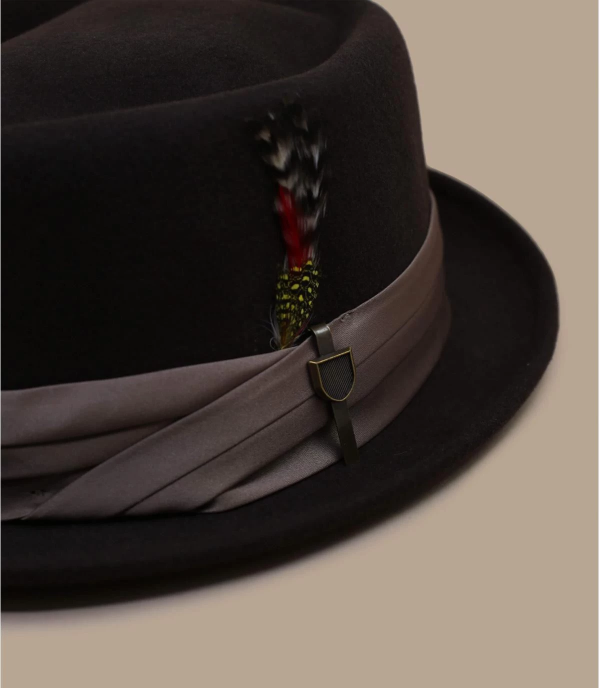 Brixton Stout Pork Pie Brown Bronze 3 Brixton Stout Pork Pie Brown Bronze – Image 3