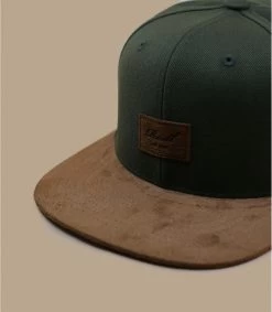 Reell Suede Cap Dark Olive -Chapeau Chic Soldes Boutique suede cap dark olive 2