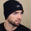 Tessy Cuff Beanie Black