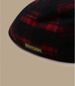 Stetson Texas Virgin Shadow Plaid Red Black -Chapeau Chic Soldes Boutique texas virgin shadow plaid red black 2